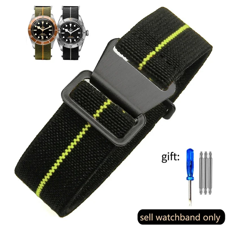 French Army Nylon Watch Band 18–22mm