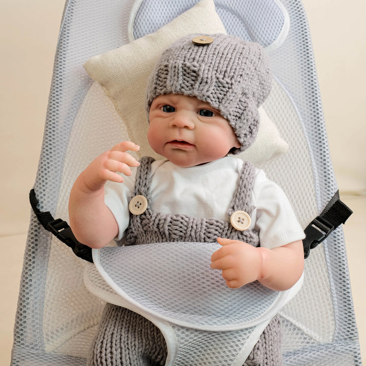 19" Elijah Realistic Newborn Boy Reborn Doll