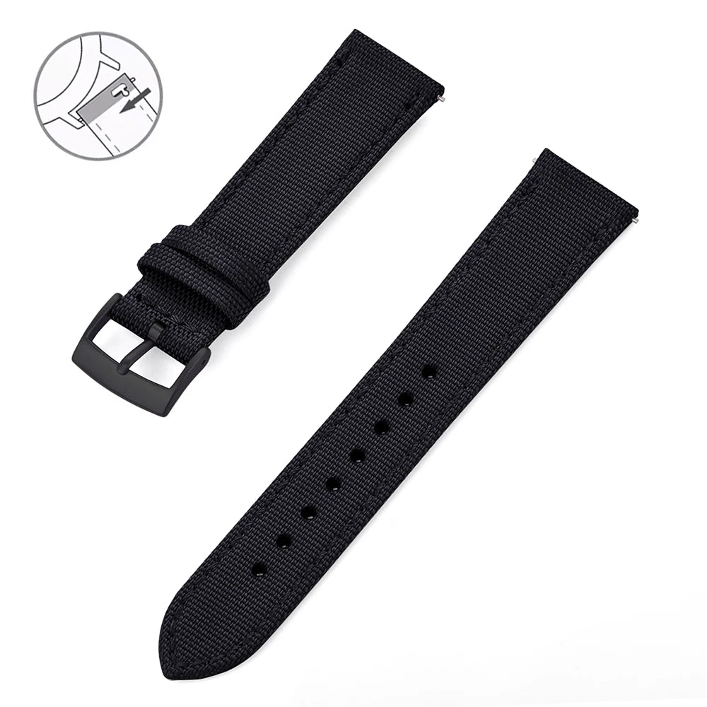 Sailcloth Nylon Watch Strap