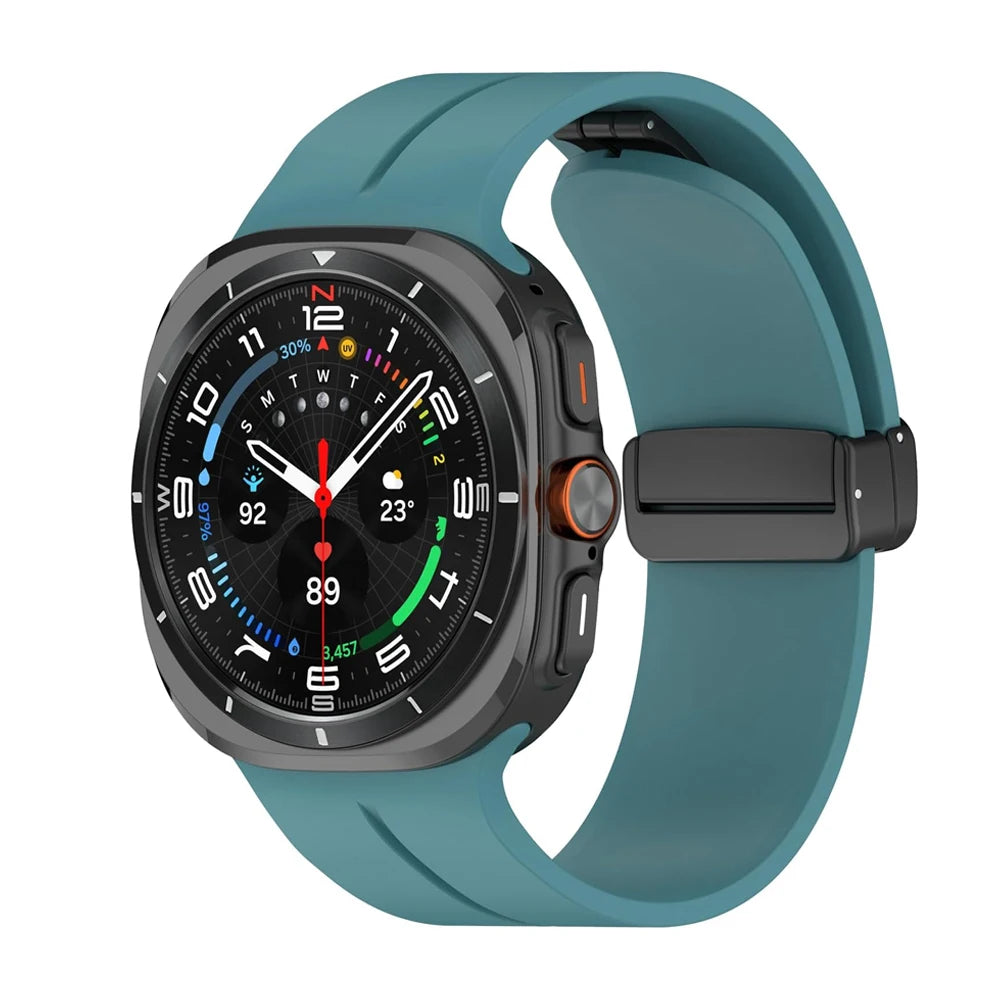 Straps For Samsung Galaxy watch Ultra 47mm smartwatch Accessories Silicone Magnetic Bracelet correa galaxy watch 7 ultra Band