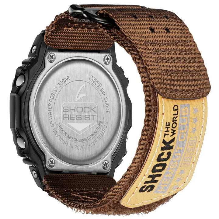 HEMSUT Nylon Replacement Watch Band for Casio G-Shock DW, GA, BA, M Series
