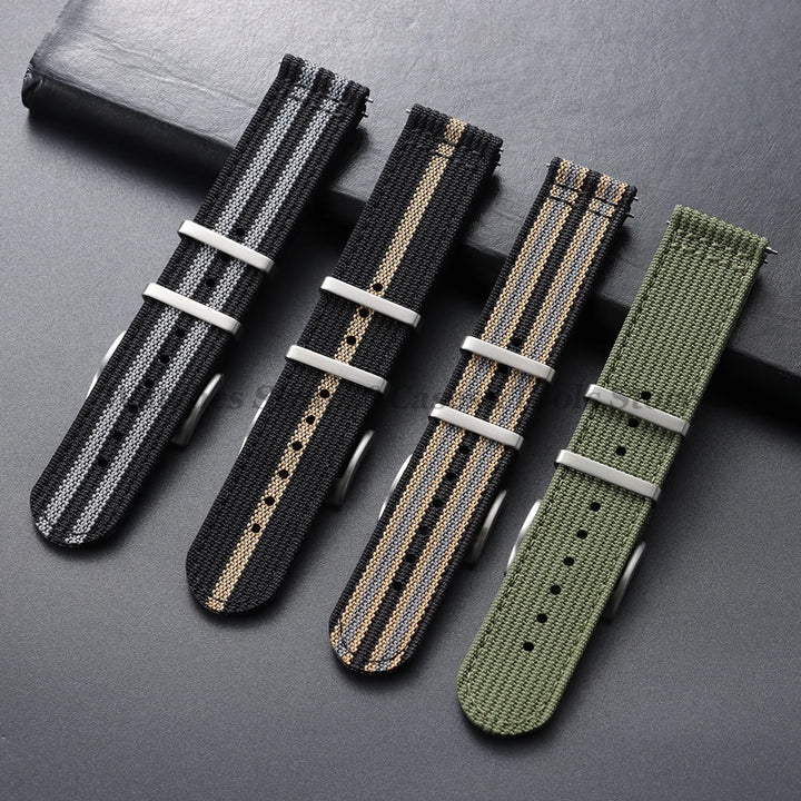 Soft Nylon Strap (20–22mm) – Quick Release Sport