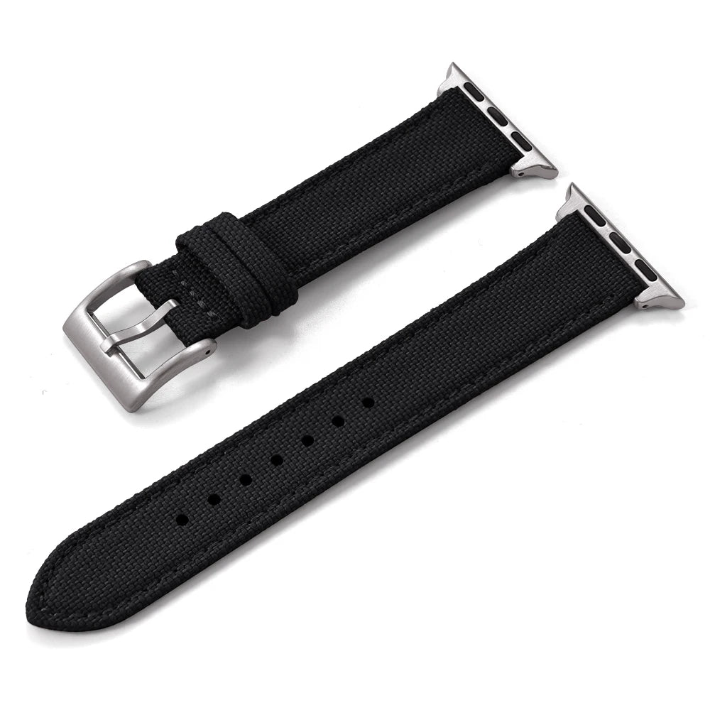 Apple Sailcloth Leather Band