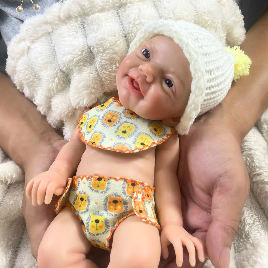 13″ Charlie Full Silicone Reborn Baby Doll – Washable Body (Boy or Girl)