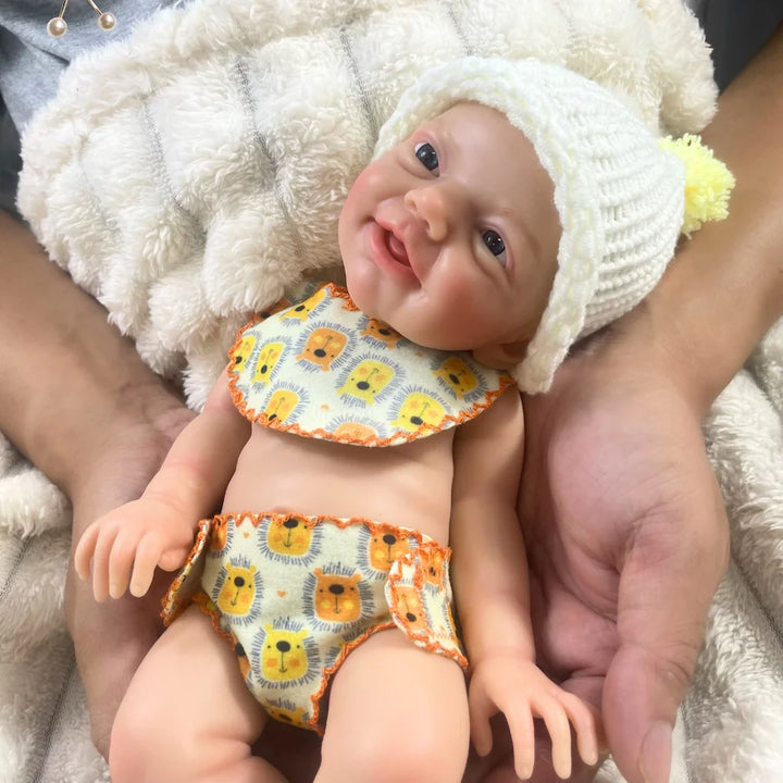 13″ Charlie Full Silicone Reborn Baby Doll – Washable Body (Boy or Girl)