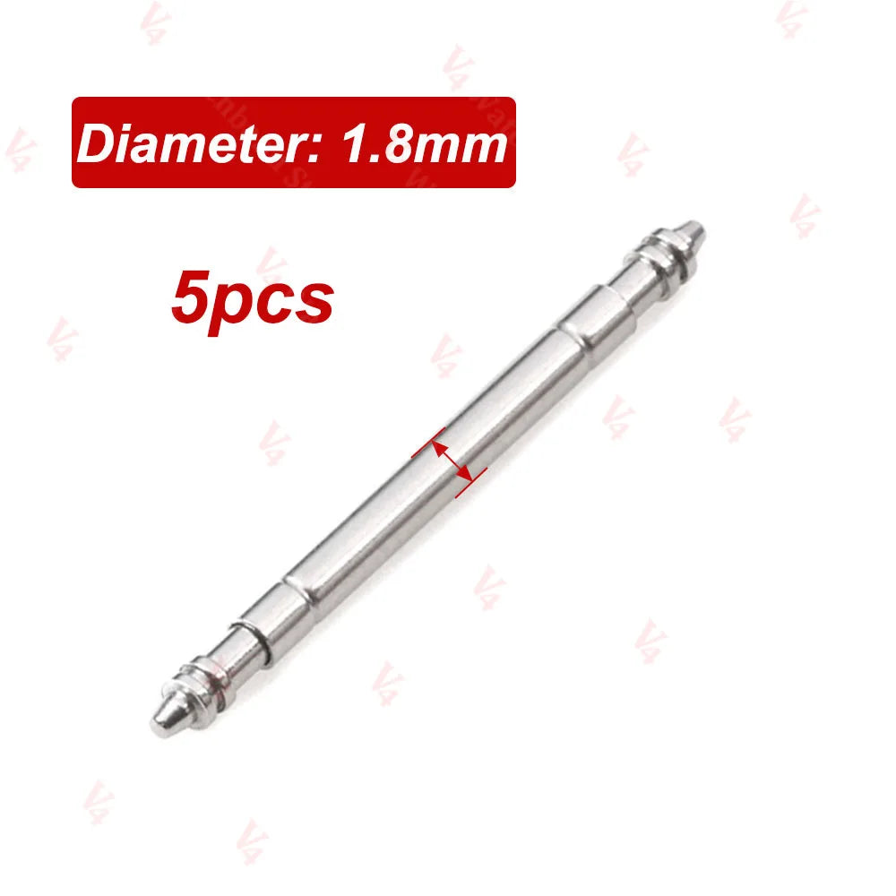 316L Stainless Steel Watch Band Spring Bars 1.5–2.0mm (Repair Tool Pins)