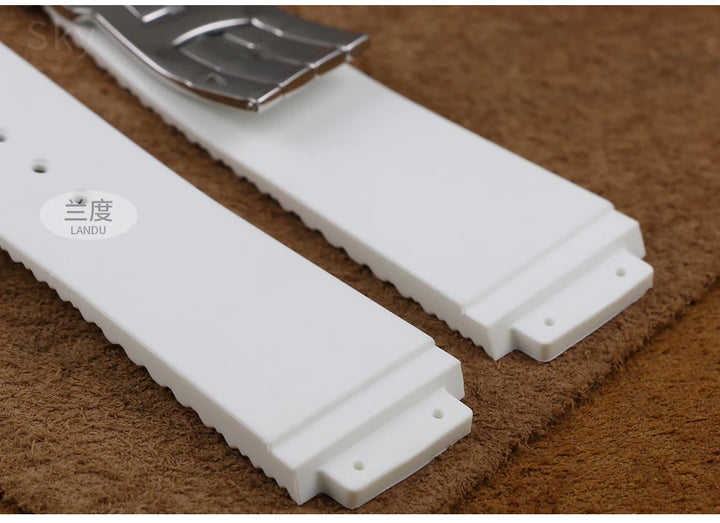 Silicone Rubber Watch Strap for Hublot (26×19mm, 24×17mm)