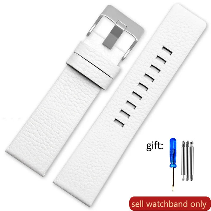 Genuine Leather Watch Strap for Diesel (22–30mm)