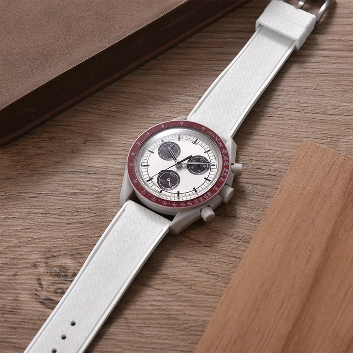 NATOBELT Mosaic FKM Rubber Watch Strap 20mm 22mm Quick Release Fluoro Rubber Watch Bands Diving Waterproof Soft Wristband