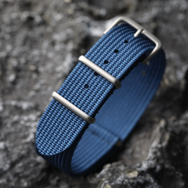 Nylon Ribbed Watch Strap 18–22mm