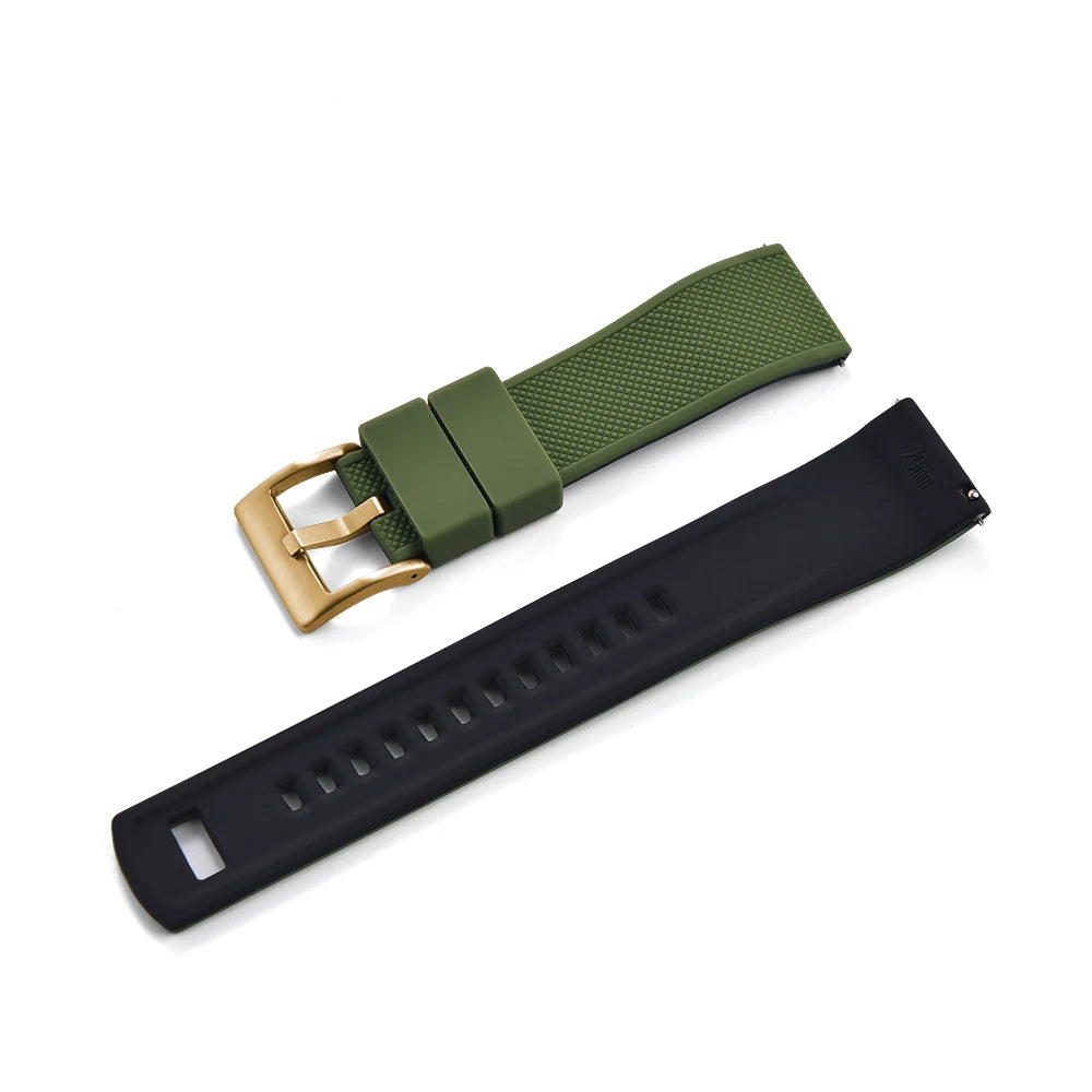 JUELONG Premium Silicone Watch Band Quick Release Rubber Watch Strap 20mm Watch Strap Watch Replacement Watchband