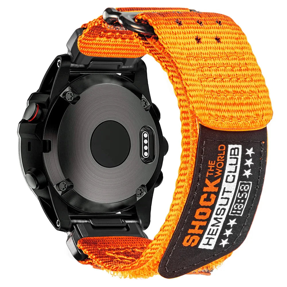 Quickfit Nylon Watch Strap – 20–26mm for Garmin Fenix, Epix & More