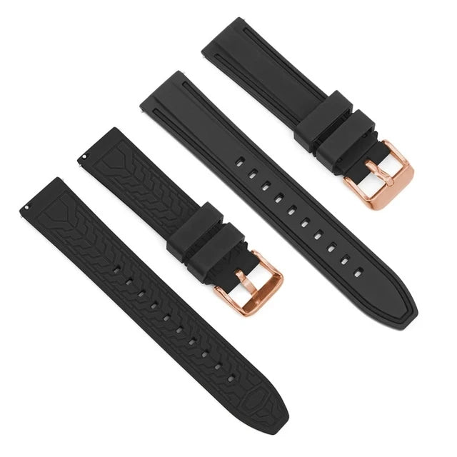 Premium Silicone Quick Release Watch Strap – 20/22/24mm