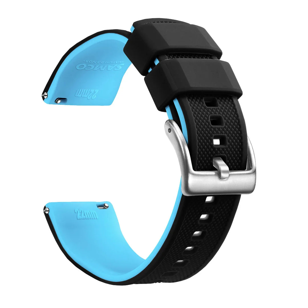 Premium Silicone Quick-Release Watch Band 18/20/22mm