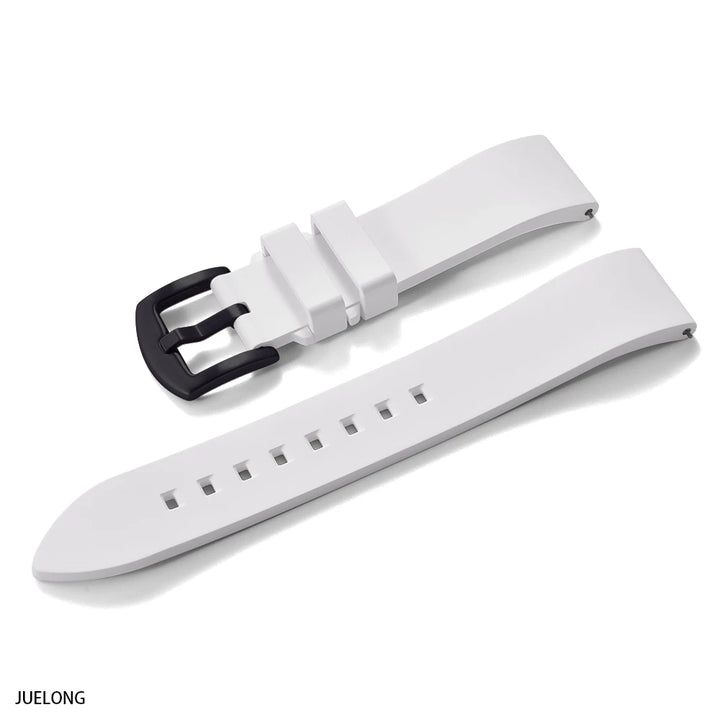 Premium-Grade Fluorine Rubber Watch Strap Quick Release FKM Watchband 18-19-20-21-22-23-24mm For Each Brand Diving Watches Band