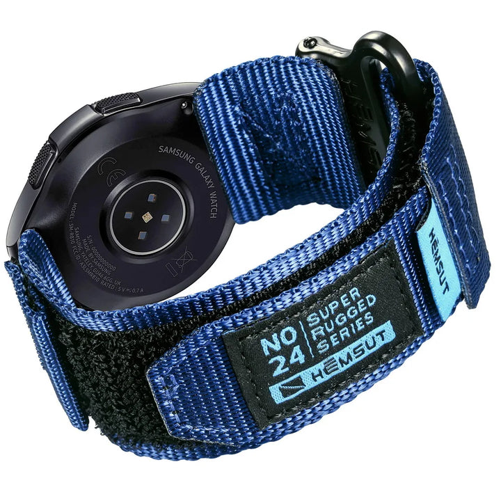 HEMSUT Nylon Sport Military Quick-Release Strap for Samsung Galaxy Watch (20-22mm)
