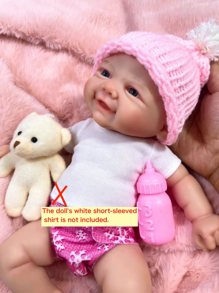 Vivienne 13″ Solid Silicone Reborn Baby Doll