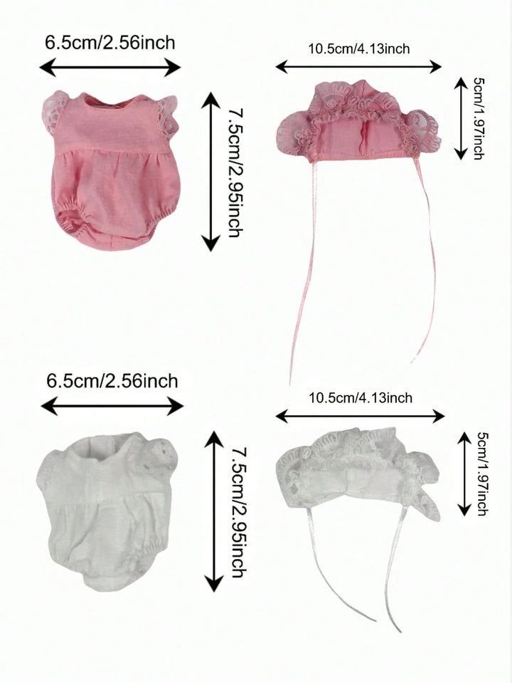 13″ Reborn Doll Clothes – Cute Silicone Doll Outfits Set