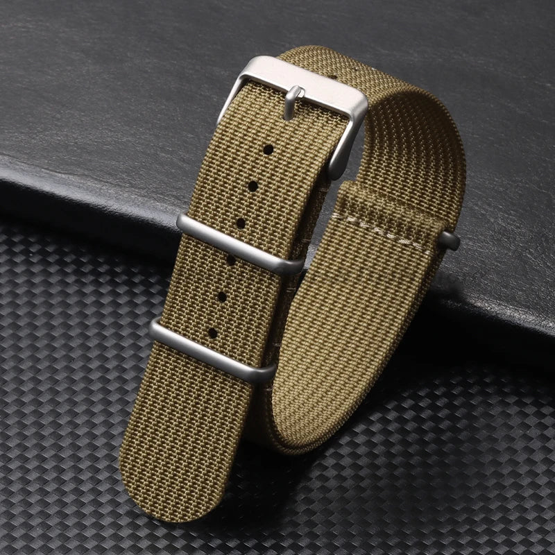 High-Quality Nylon Watch Strap 18/20/22mm (Military Style)