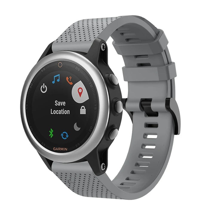 20mm Quick-Release Silicone Strap for Garmin Fenix 5S/6S/7S