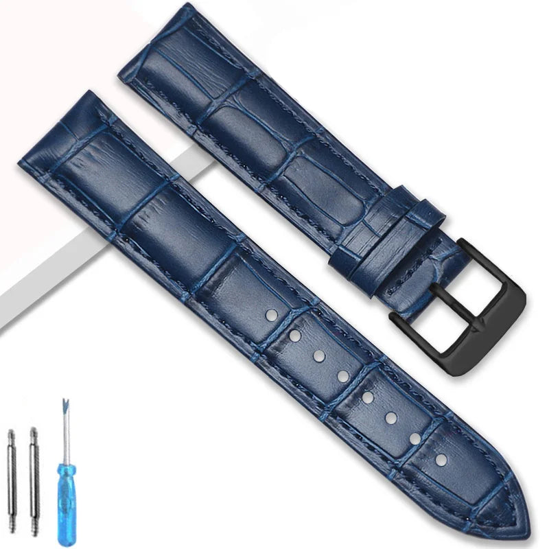 Universal Replacement Leather Watch Strap Leather Watchband for Men Women 12mm 14mm 16mm 18mm 20mm 22mm 24mm Watch Band