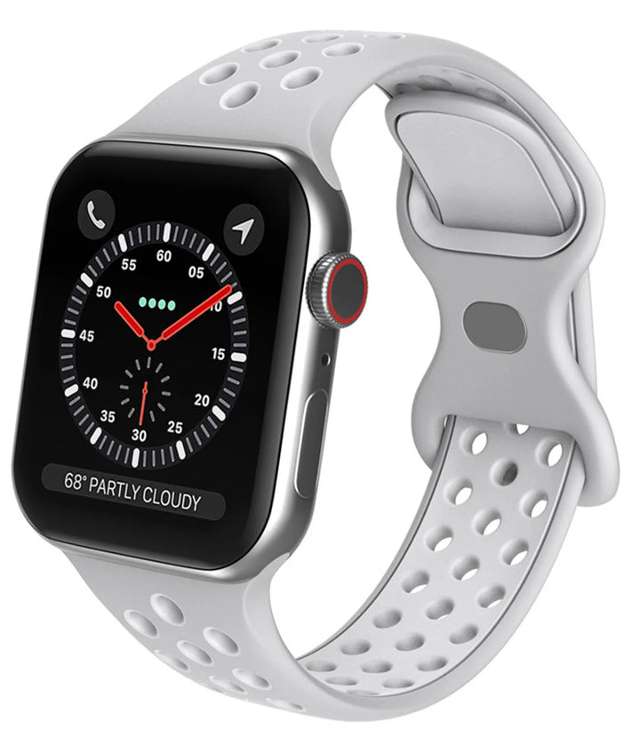 Silicone Apple Watch Band – Multi‑Size (38–49mm)