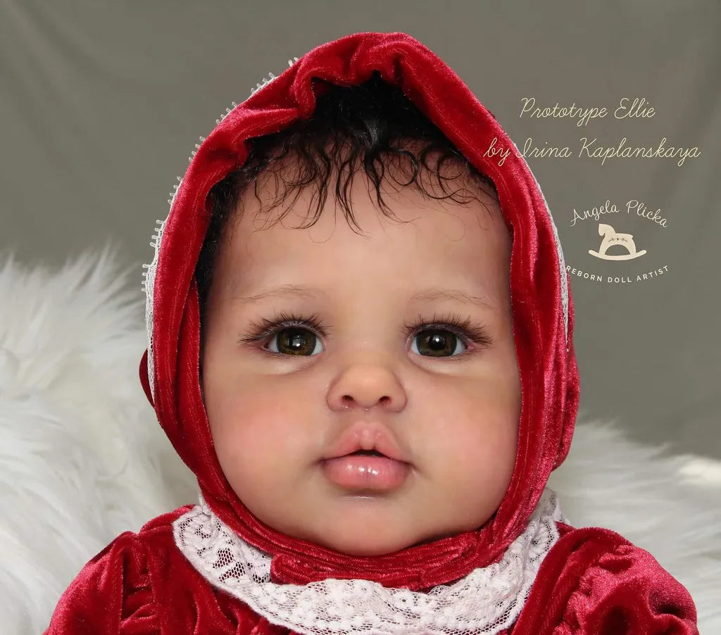 22" Ellie Unfinished Reborn Doll Kit (Cloth Body & Eyes)