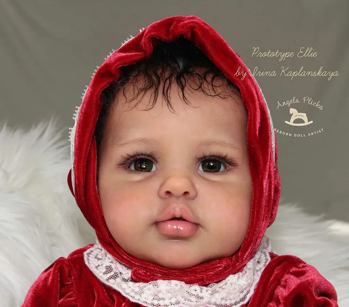 22" Ellie Unfinished Reborn Doll Kit (Cloth Body & Eyes)