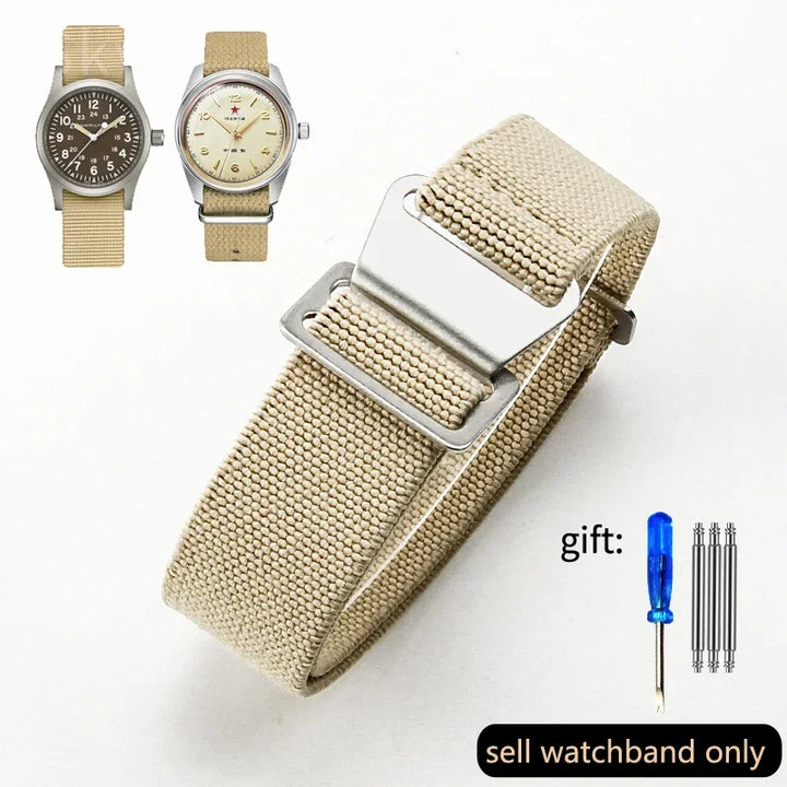 French Army Nylon Watch Band 18–22mm