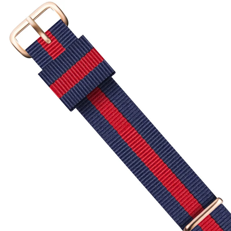 DW Nylon Rose Gold Strap
