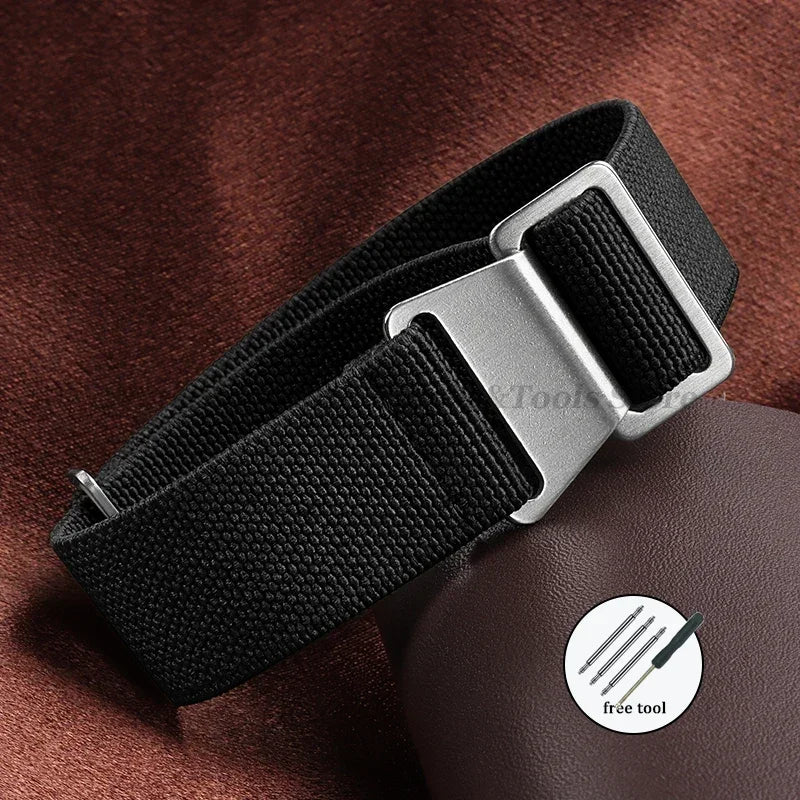 Elastic Nylon Watch Strap 18/20/22mm (Sport Band)
