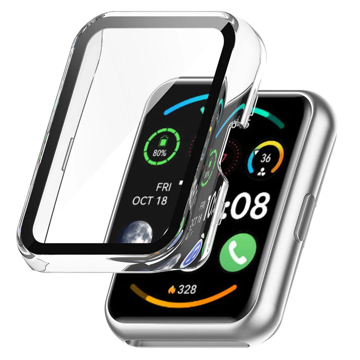 PC + Tempered Glass Protective Case for Huawei Watch Fit 2