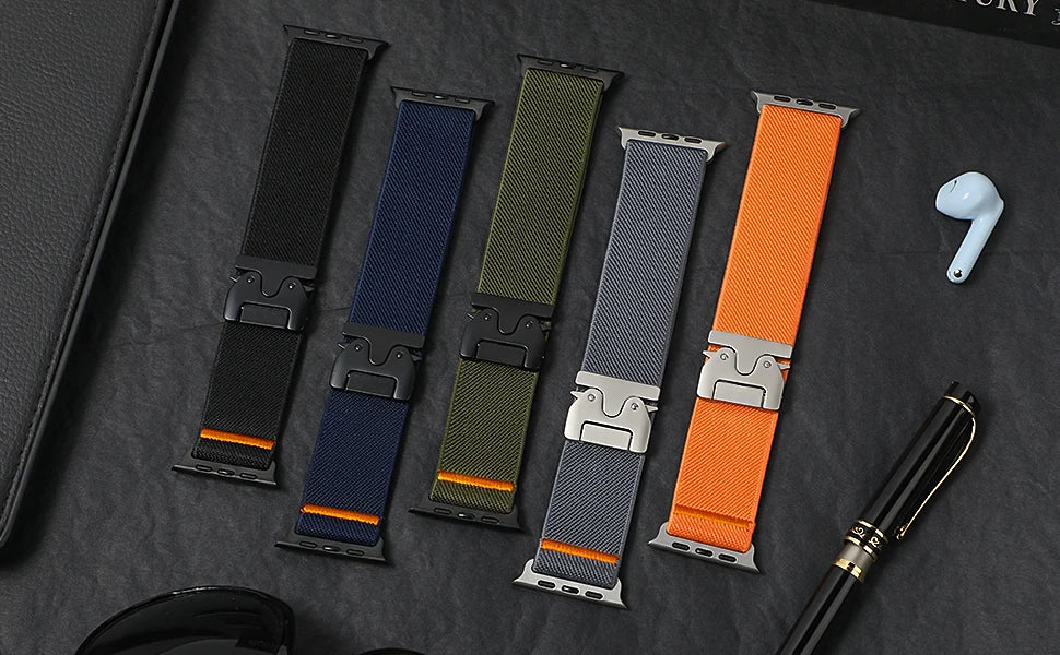 Parachute Straps For Apple Watch ultra 3 Band 49mm 45mm 46mm 44mm 42mm 40mm 41mm correa Bracelet IWatch Series 11 10 9 8 7 6 SE