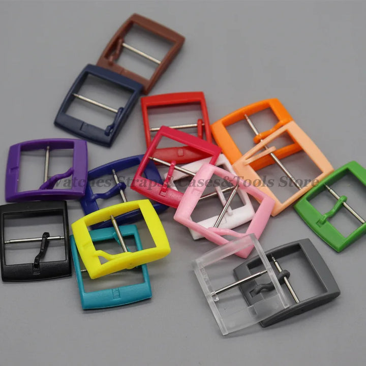 Pin Buckle Plastic/Resin Clasp 16–20mm for Swatch Watch Bands