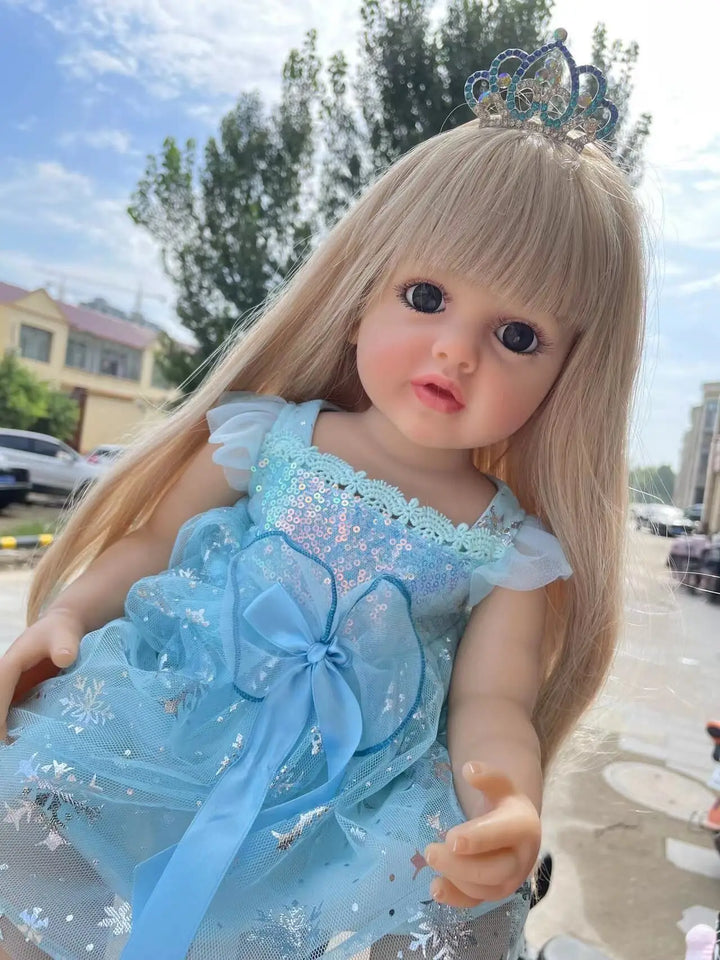 55 cm Betty Princess Silicone Reborn Toddler Doll – Waterproof Full‑Body Realistic Baby Girl