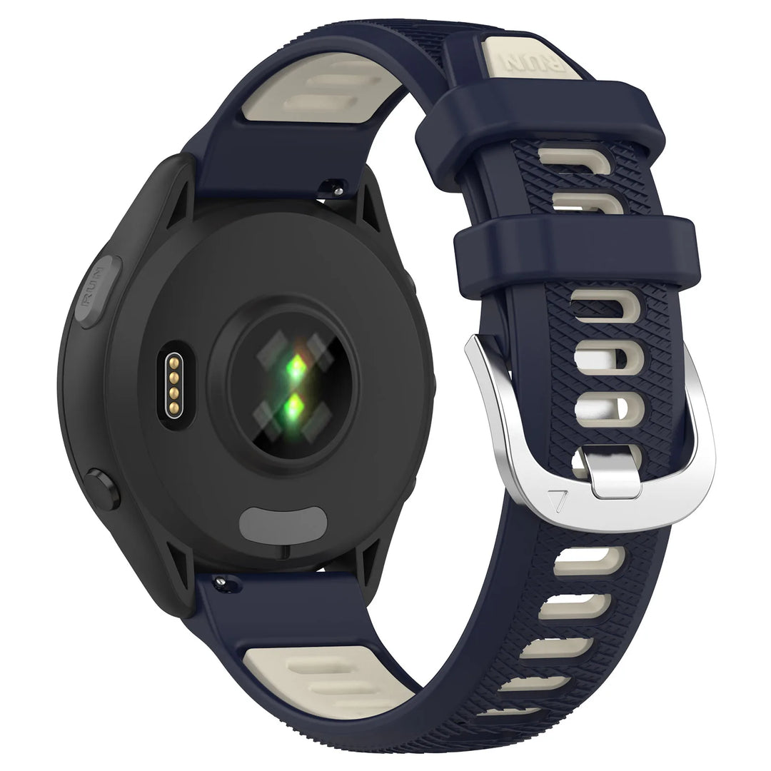 Silicone Sports Strap for Garmin Forerunner, Venu & Vivoactive (18-22mm)