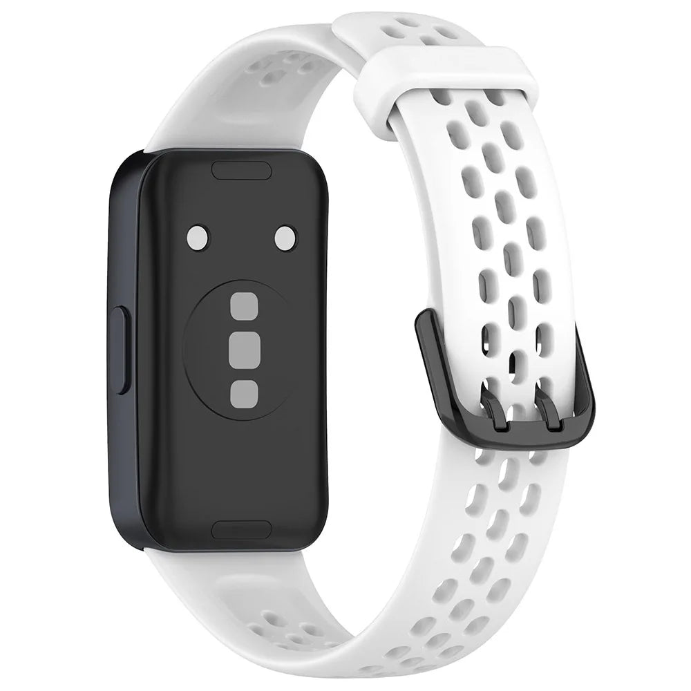 Breathable Silicone Watch Strap for Huawei Band 8/9/10