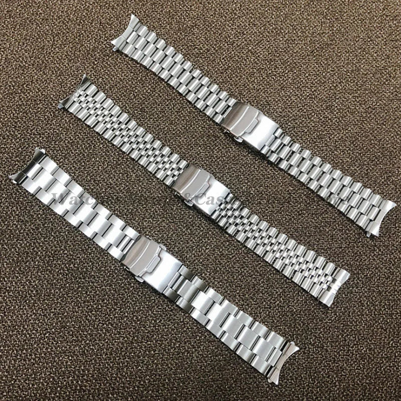 22mm Diving Steel Metal Straps For Casio for Duro MDV107 MDV106 Watch Wristbands Bracelet Stainless Steel Watchband Replacement