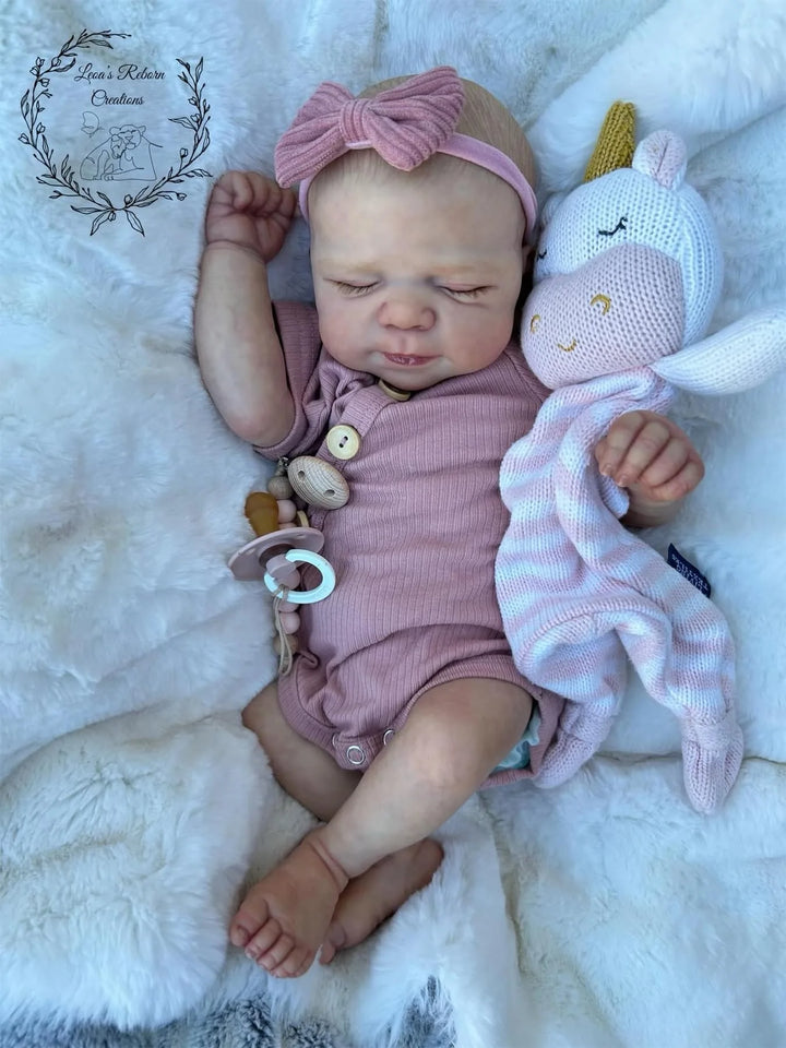 19″ Pascale Realistic Reborn Baby Doll – Soft Body Lifelike Newborn