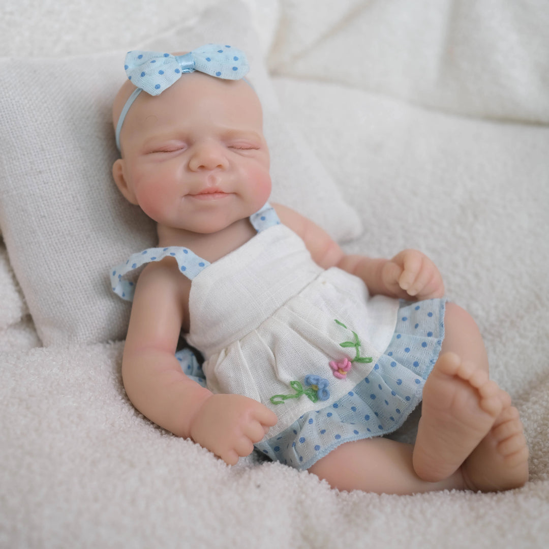 8″ Pascale Squishy Silicone Baby Doll (Weighted 320 g)