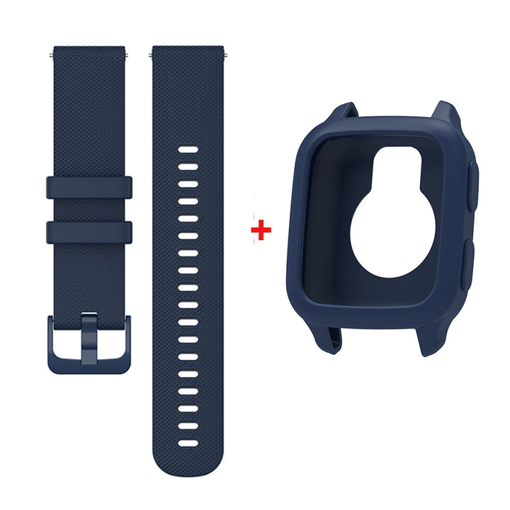 20mm Silicone Strap for Garmin Venu SQ/Venu 2 Plus & Amazfit Bip S/U