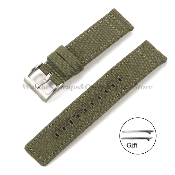 18mm 20mm 22mm Nylon Quick Release Watch Band Replacement Canvas Fabric Sport Strap for Seiko for Omega for Military Style Bands