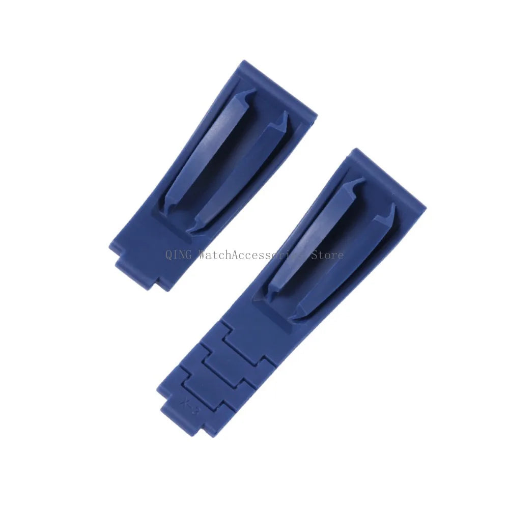 Rubber Silicone Watch Strap for Rolex Oysterflex – 20mm, Folding Buckle