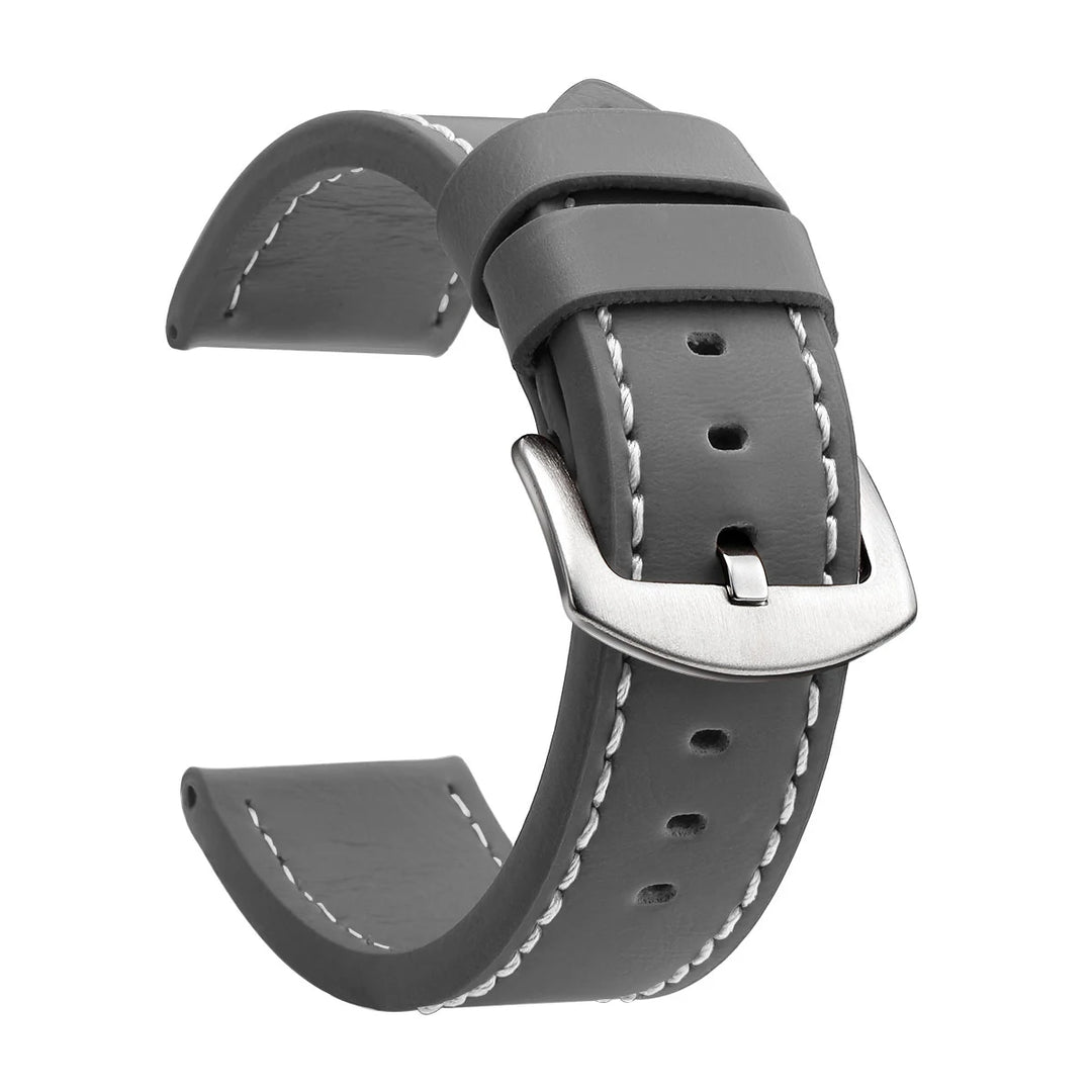 SAMCO Vintage Leather Watch Band 18–24mm