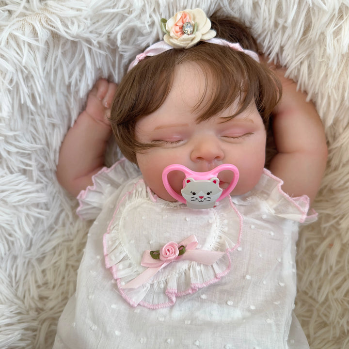50 cm Peaches Soft‑Body Reborn Baby Girl Doll