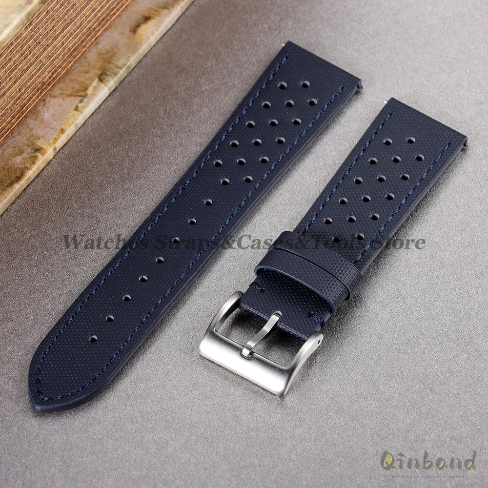 Nylon Sailcloth Watch Strap 18 20mm 22mm Band Waterproof Fabric Premium Watchband Quick Release Wristband Belt Watch Accessories