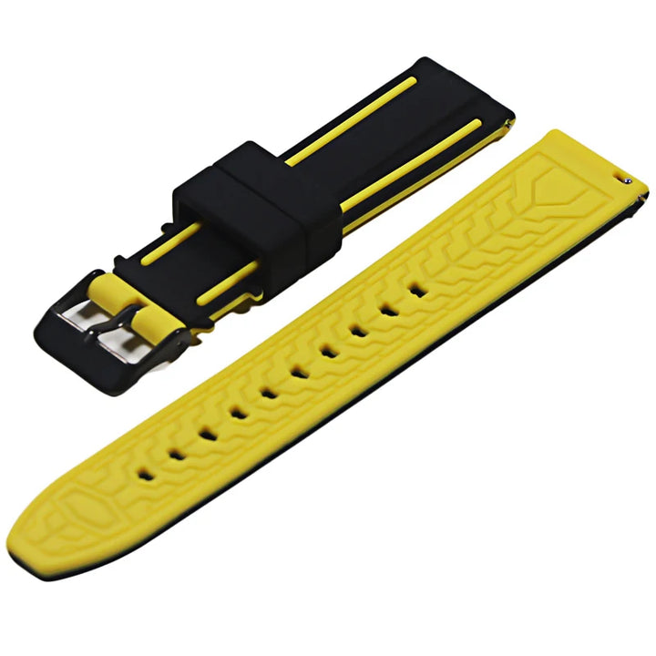 Premium Silicone Quick Release Watch Strap – 20/22/24mm