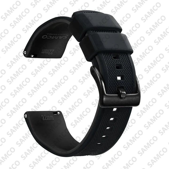 Silicone Quick-Release Watch Band 18–22mm