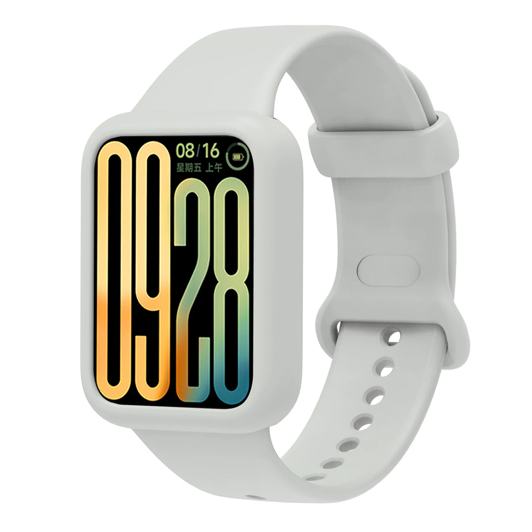 Silicone Strap with Protective Case for Xiaomi Mi Band 9 Pro