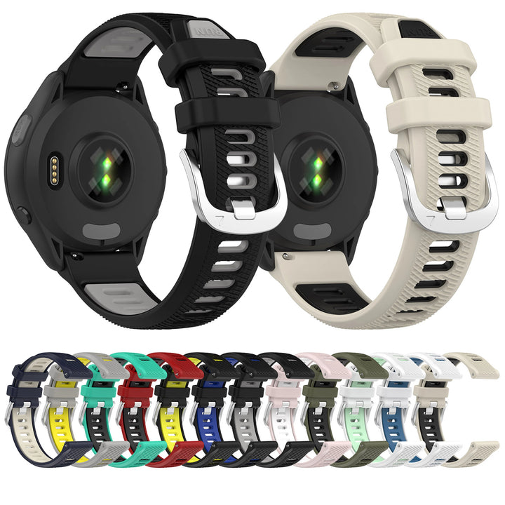 Silicone Sports Strap for Garmin Forerunner, Venu & Vivoactive (18-22mm)